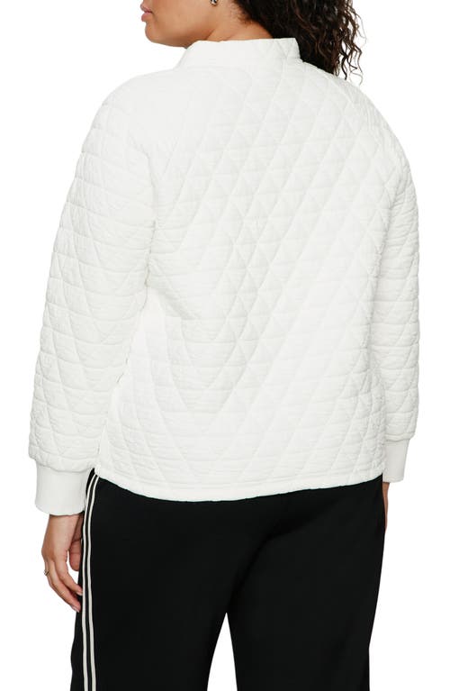 Sanctuary Quilted Popover Top In White