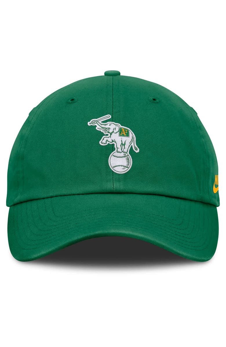 Nike Men's Nike Green Athletics Club Adjustable Hat, Alternate, color, 