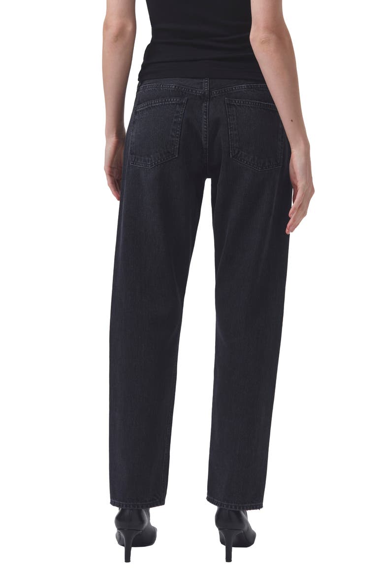 Parker High Waist Crop Straight Leg Jeans, Alternate, color, HITCH