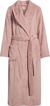 Nordstrom Shawl Collar Plush Longline Robe