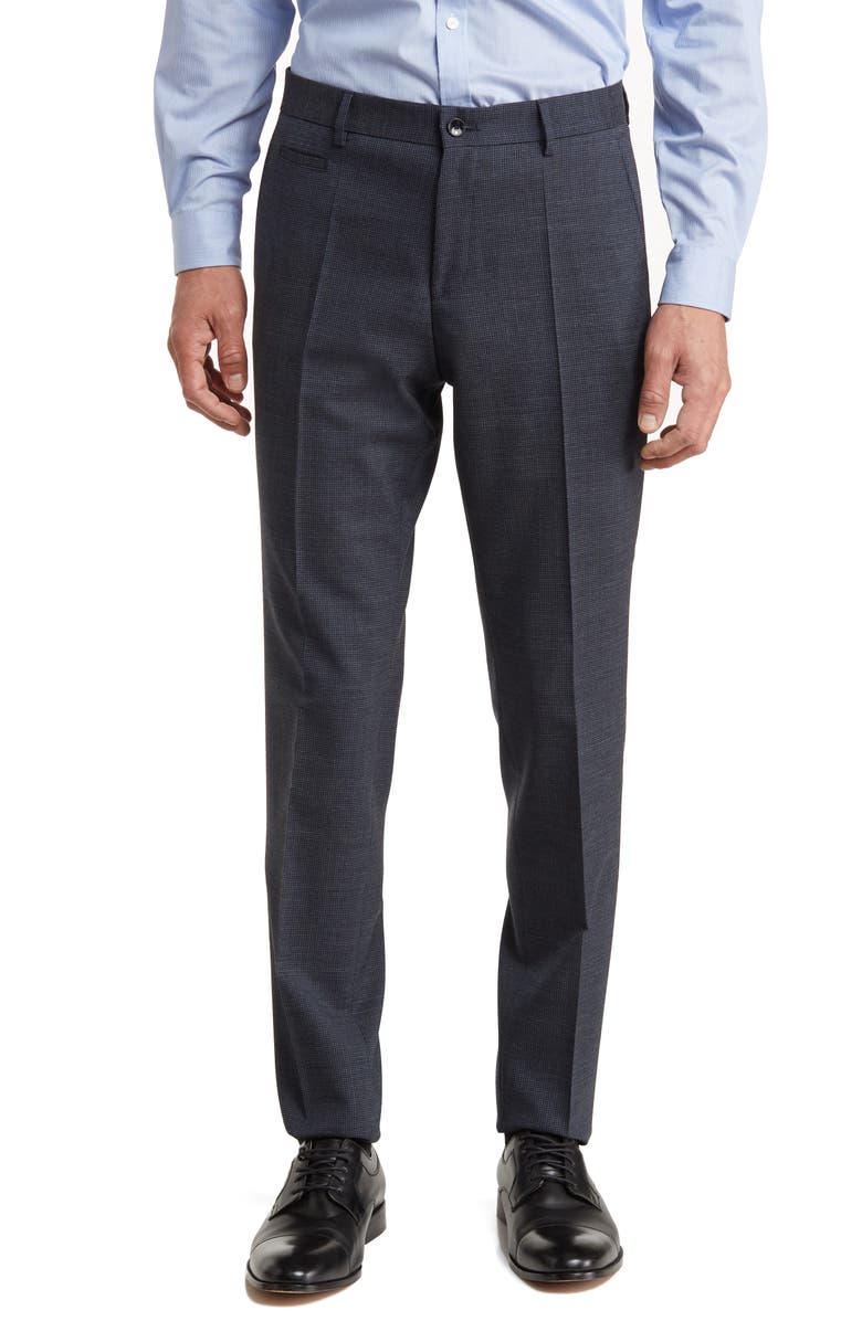 BOSS Genius Slim Fit Wool Blend Dress Pants, Main, color,