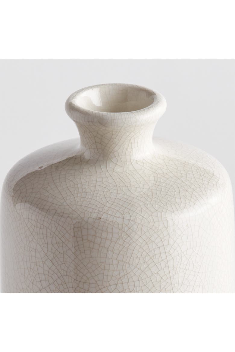 Leona Bottle Vase Large, Alternate, color, White