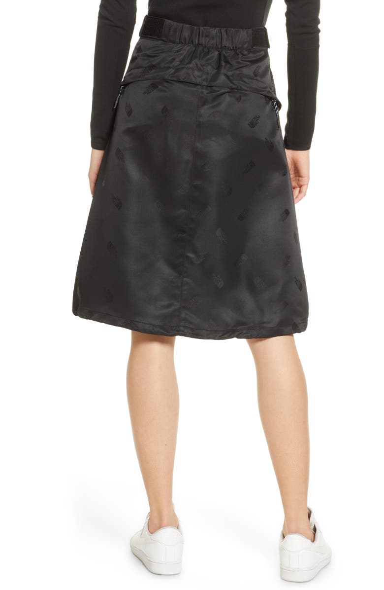 The North Face Black Series Logo Jacquard Skirt, Alternate, color, 