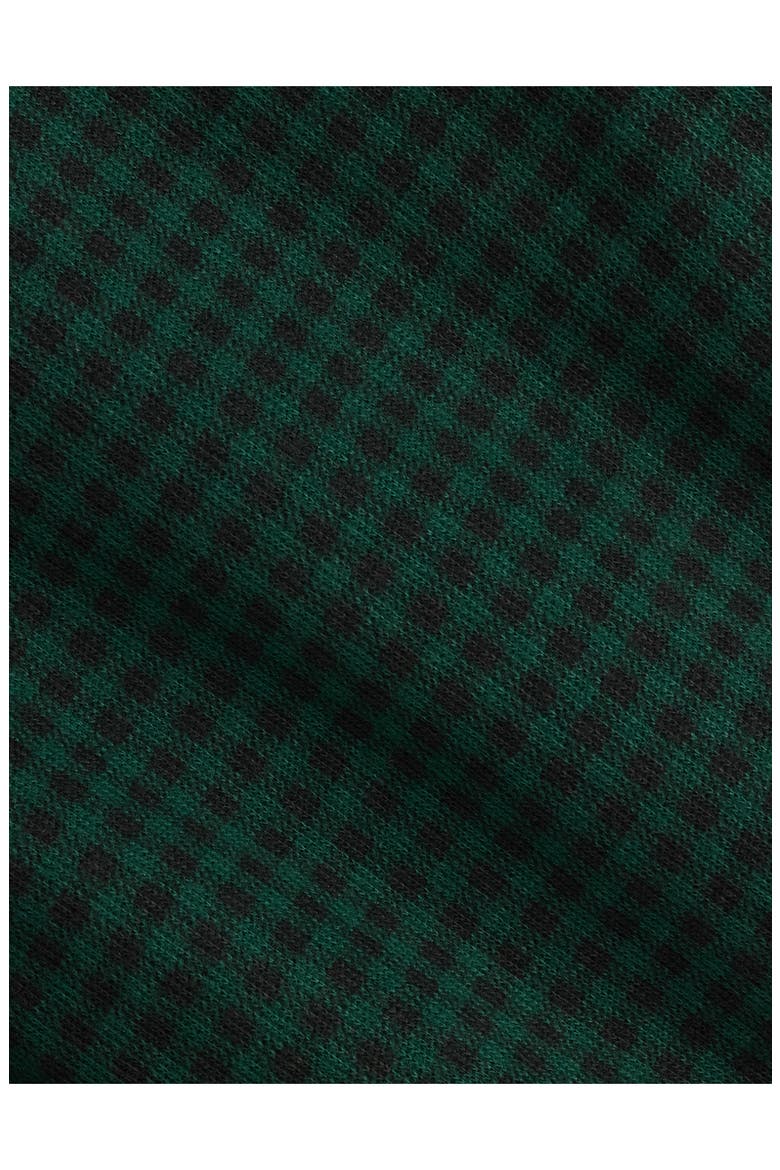 Kids' Plaid Estate-Rib Cotton Pullover & Pants Set, Alternate, color, MICRO HOLIDAY CHECK