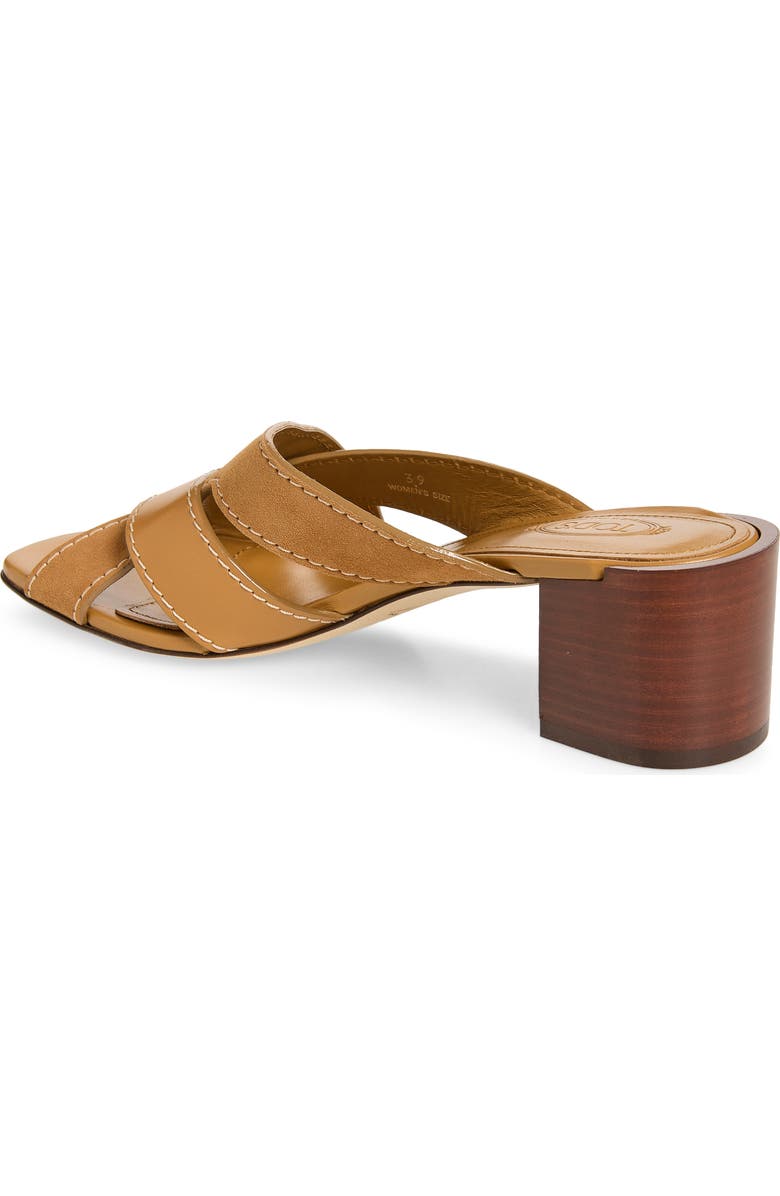Tod's Block Heel Slide Sandal, Alternate, color, Biscotto Chiaro