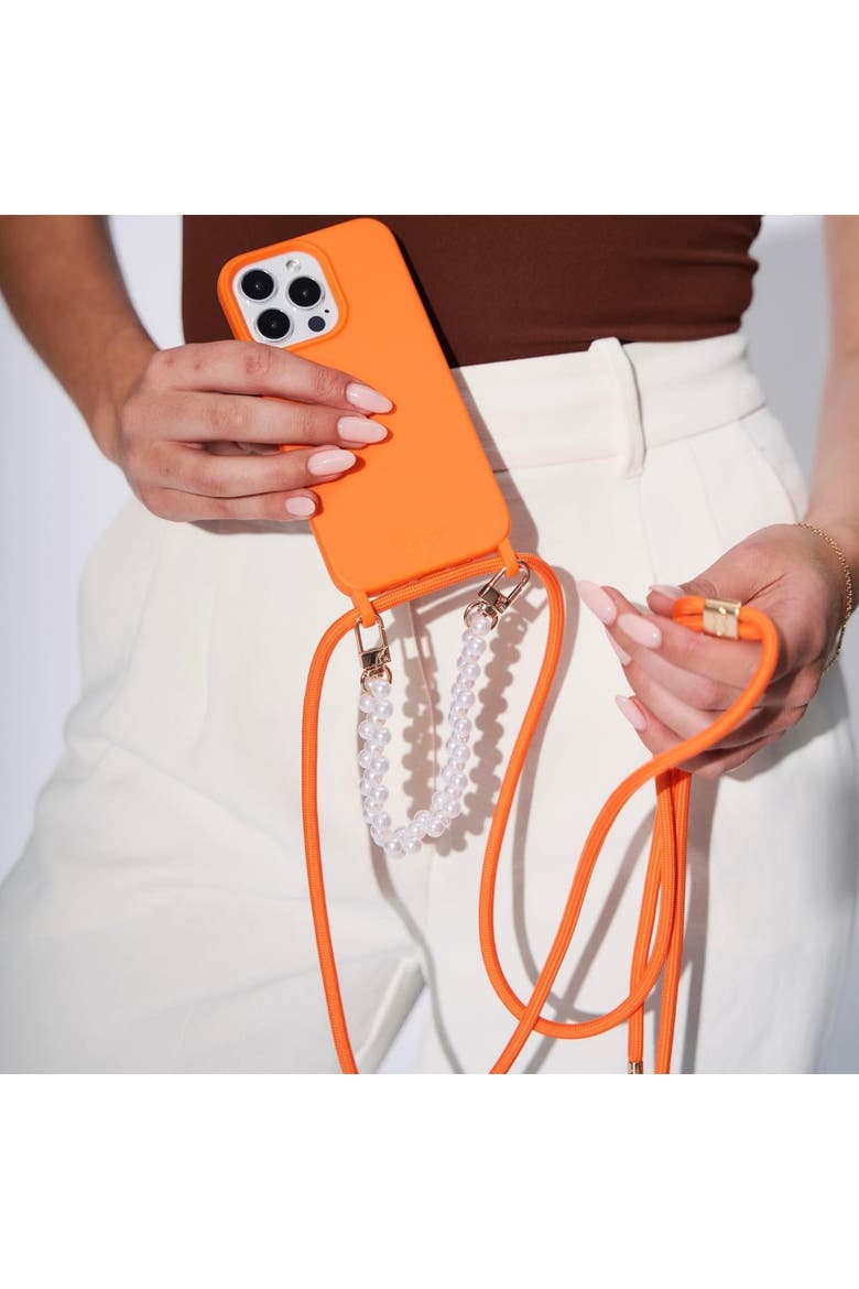 Miami Phone Strap Set, Alternate, color, Orange
