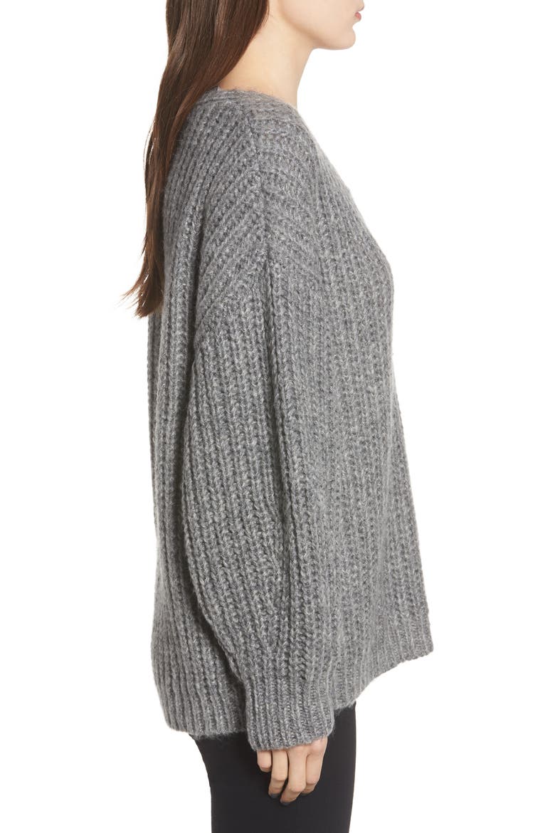 Dorit Sweater, Alternate, color, HEATHER GREY