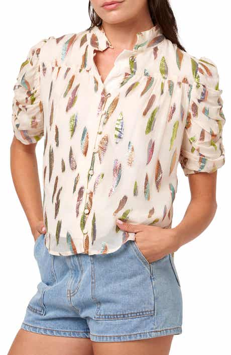 CIEBON Lissa Printed Button-Up Shirt