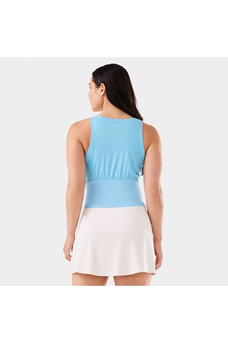 Solace Empire Waist Tank, Alternate, color, SURF