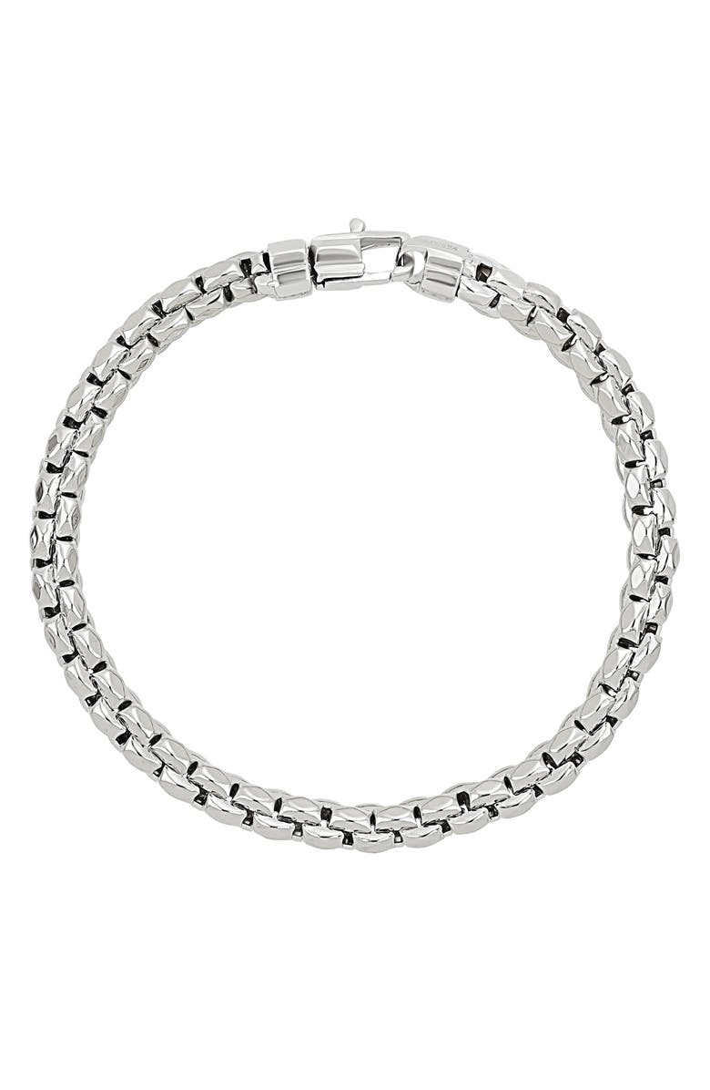 Bony Levy Men's 14K Gold Box Chain Bracelet, 5mm, Main, color, 