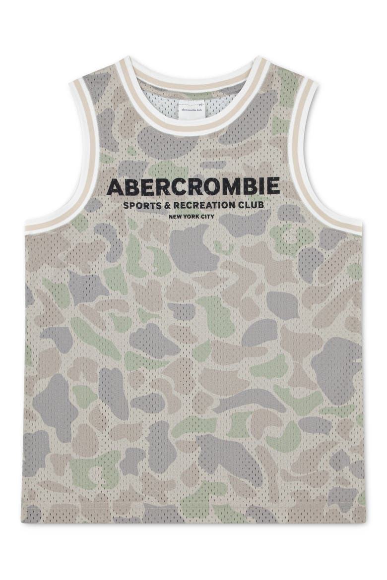 Kids' Mesh Tank, Main, color, LIGHT DUCK CAMO