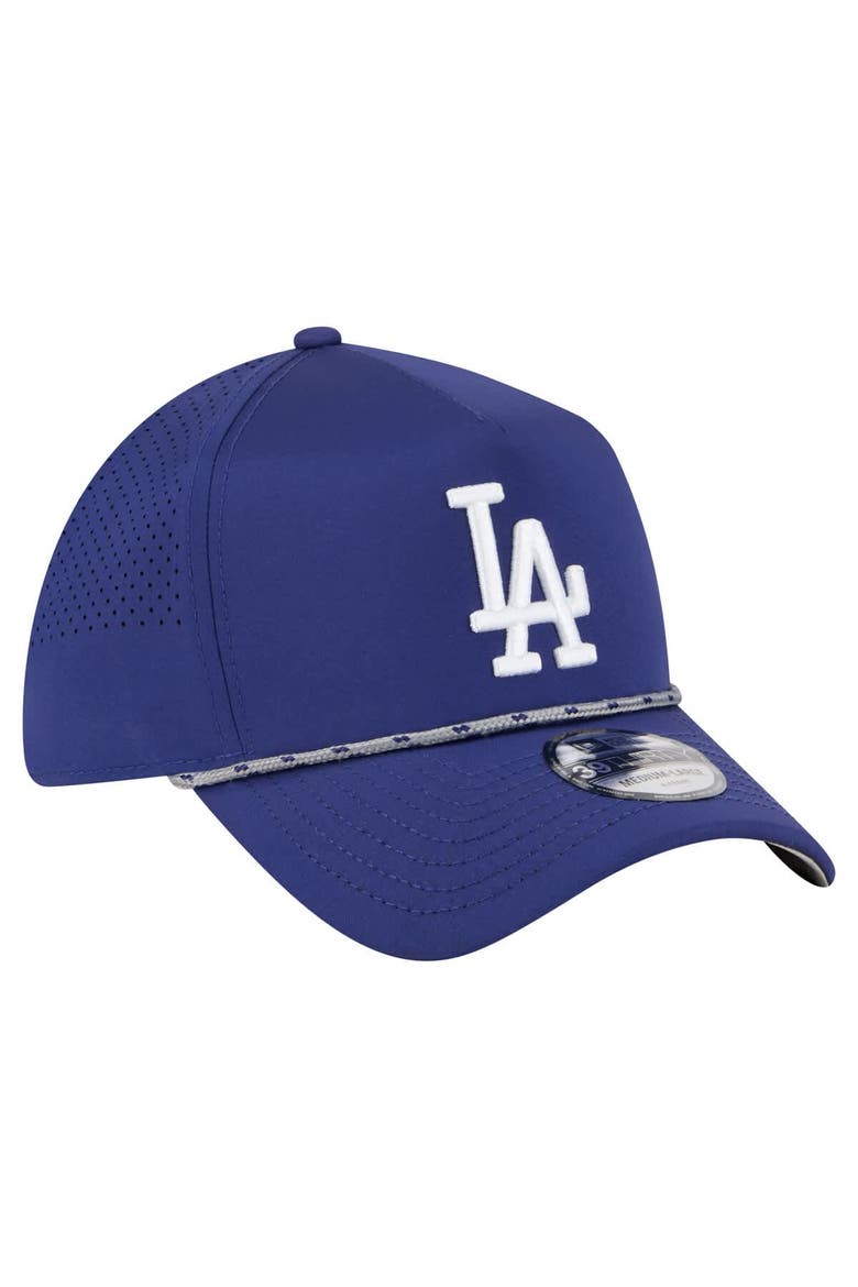 Men's New Era  Royal Los Angeles Dodgers 39THIRTY A-Frame Perforated Flex Hat, Alternate, color, Royal