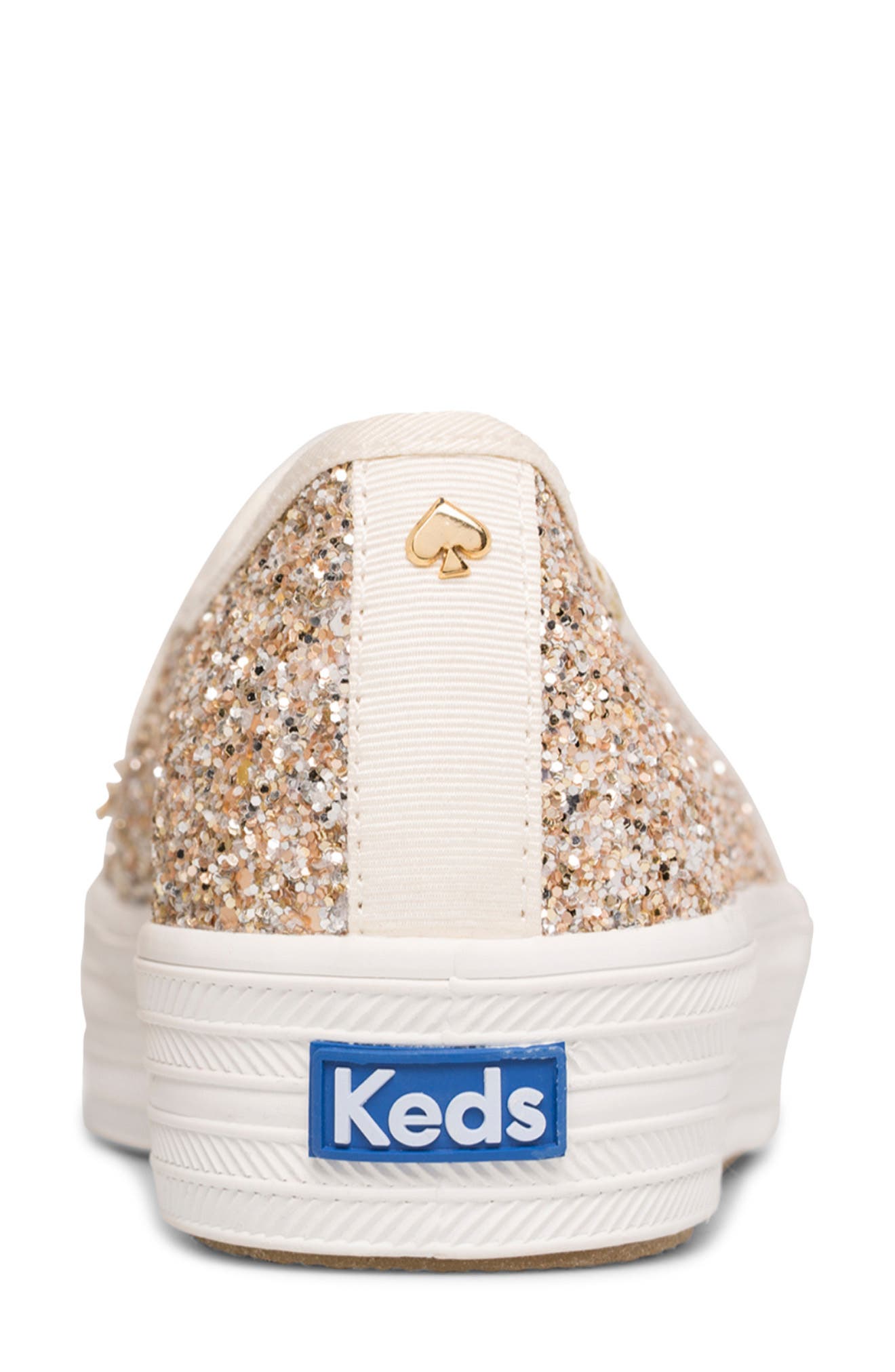 Keds<sup>®</sup> x kate spade new york triple decker glitter slip-on sneaker, Alternate, color, 