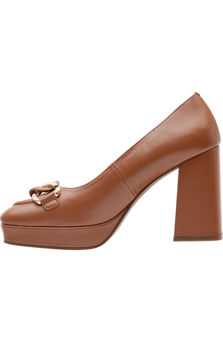 Linea Paolo Phoebe Platform Pump, Alternate, color, Cognac