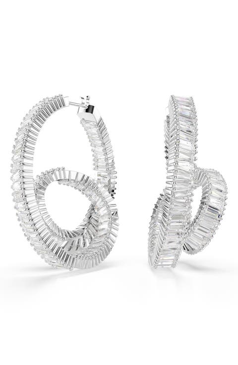 Matrix Twisted Hoop Earrings