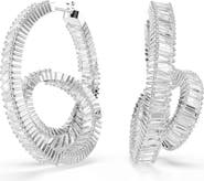 Swarovski Matrix Twisted Hoop Earrings