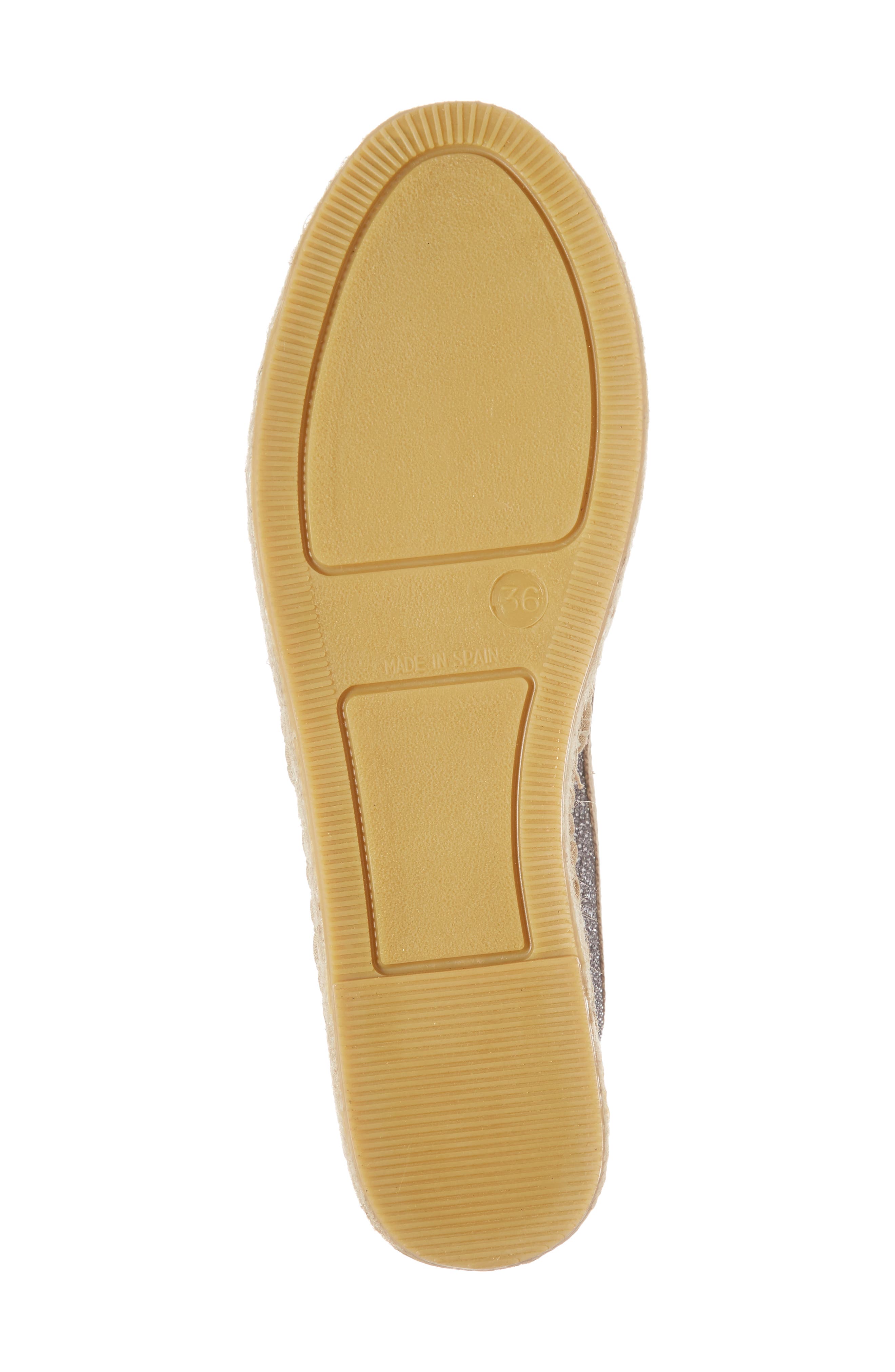 Fonda Platform Espadrille Sneaker, Alternate, color, LEAD FABRIC