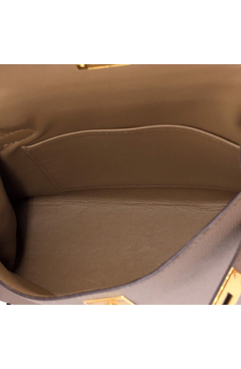 Pre-Owned Hermes Kelly Mini II Bag Grey Epsom with Gold Hardware 20, Alternate, color,