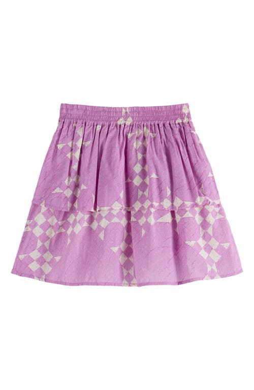 Scotch & Soda Kids' Geo Print Cotton & Modal Skirt