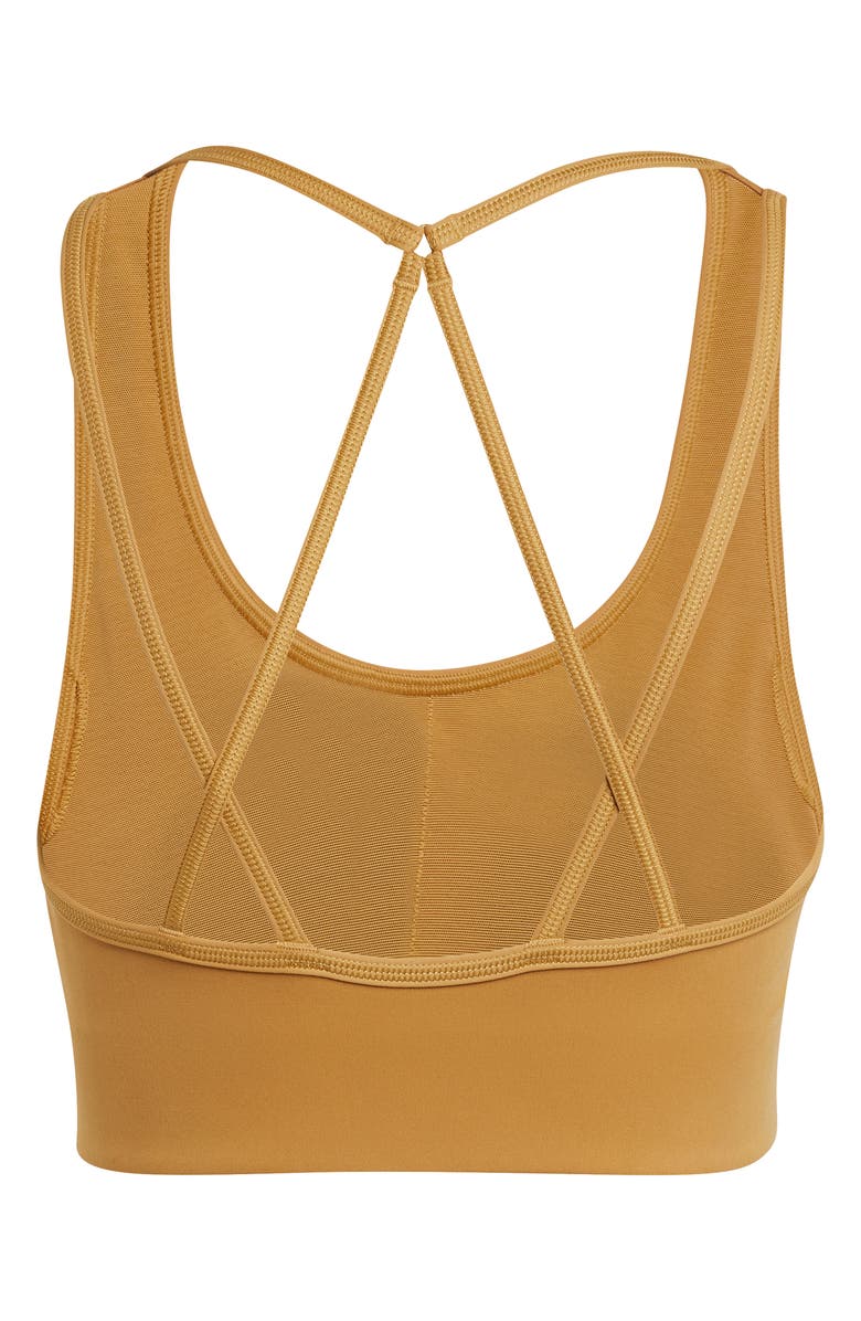 adidas by Stella McCartney TrueStrength Yoga Sports Bra, Alternate, color, Dessert Dune