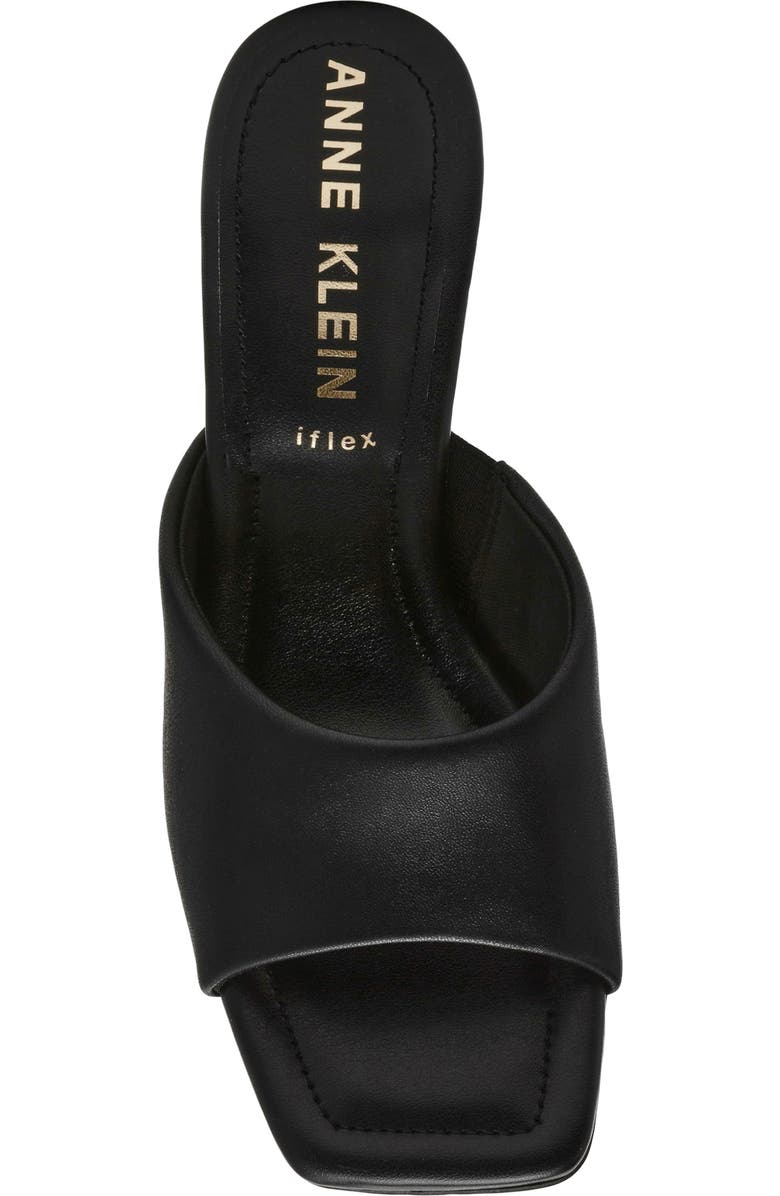 Anne Klein Jerilyn Slide Sandal, Alternate, color, Black Smooth