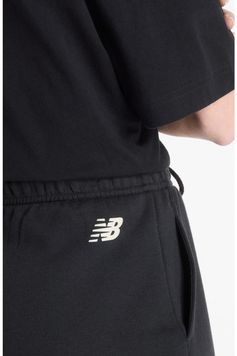 Reimagined Fleece Shorts, Alternate, color, BLACK