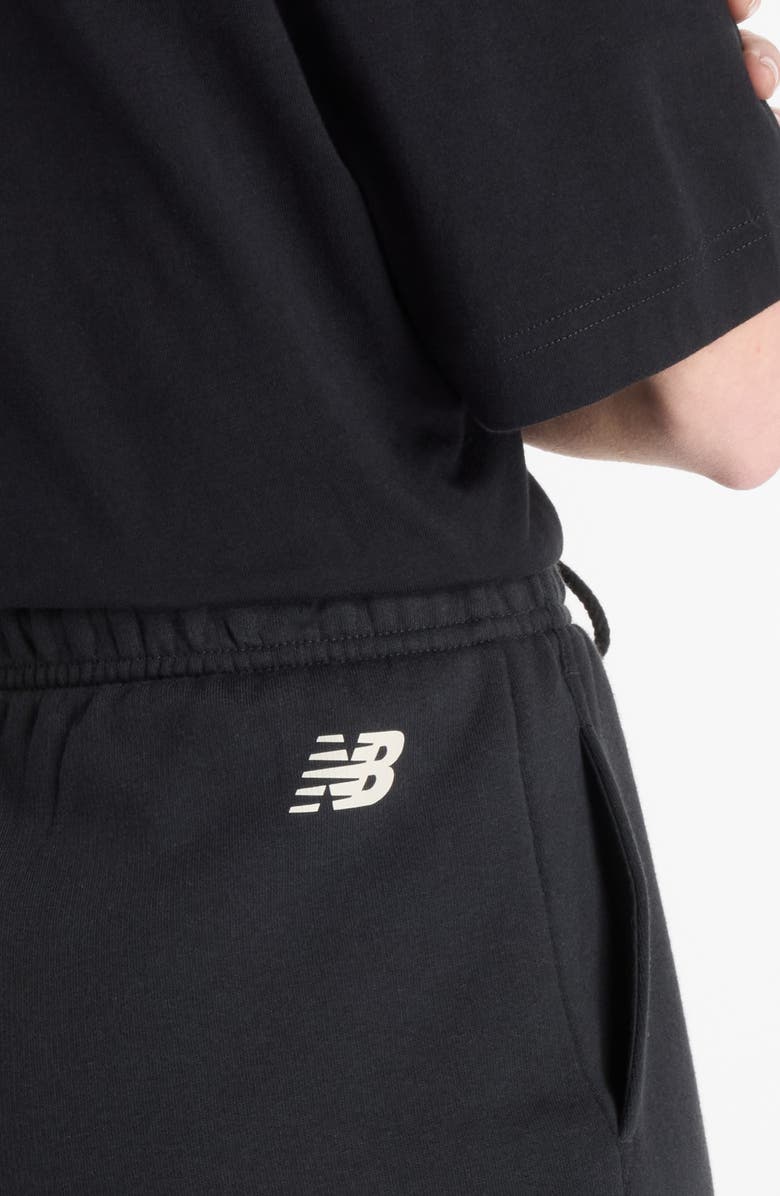New Balance Reimagined Fleece Shorts, Alternate, color, Black