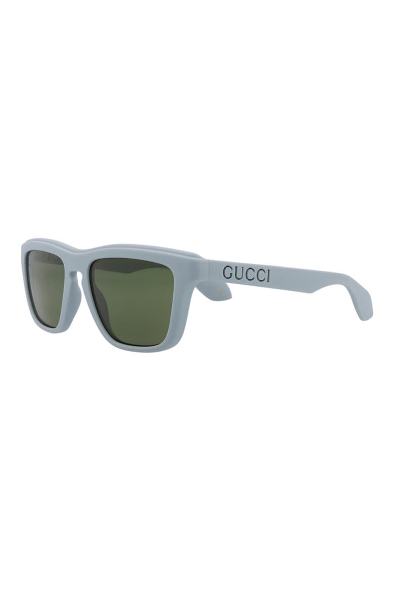 55mm Square Sunglasses, Alternate, color, LIGHT BLUE GREEN