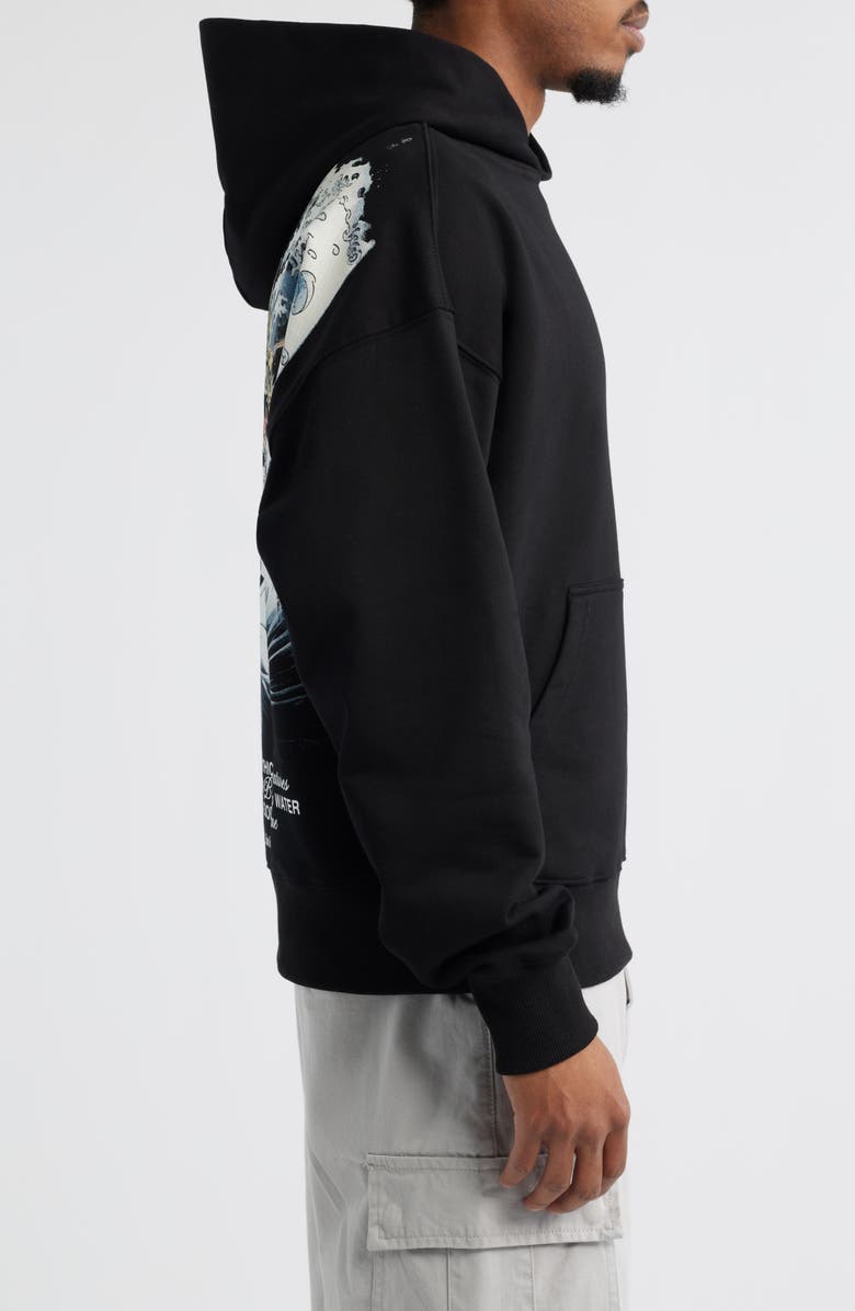 CRIMINAL DAMAGE Mythology Graphic Hoodie, Alternate, color, Black