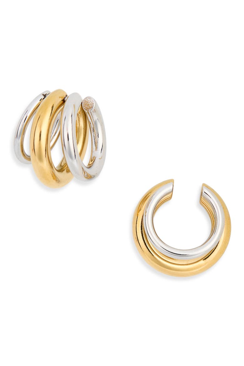 The Two-Tone Cala Ear Cuff, Main, color, TWO TONE