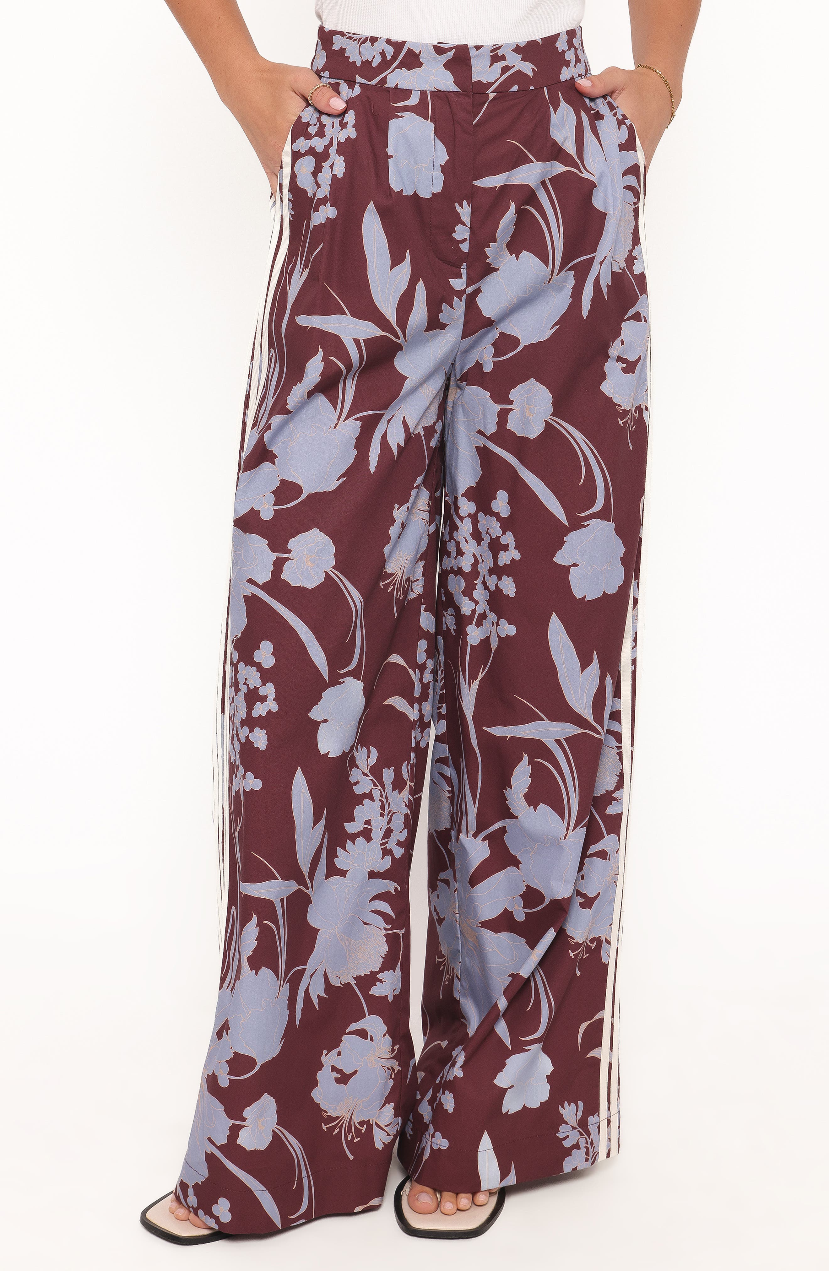 selected BURGUNDY FLORAL