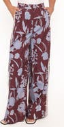 Petal & Pup Aine Floral Wide Leg Cotton Pants
