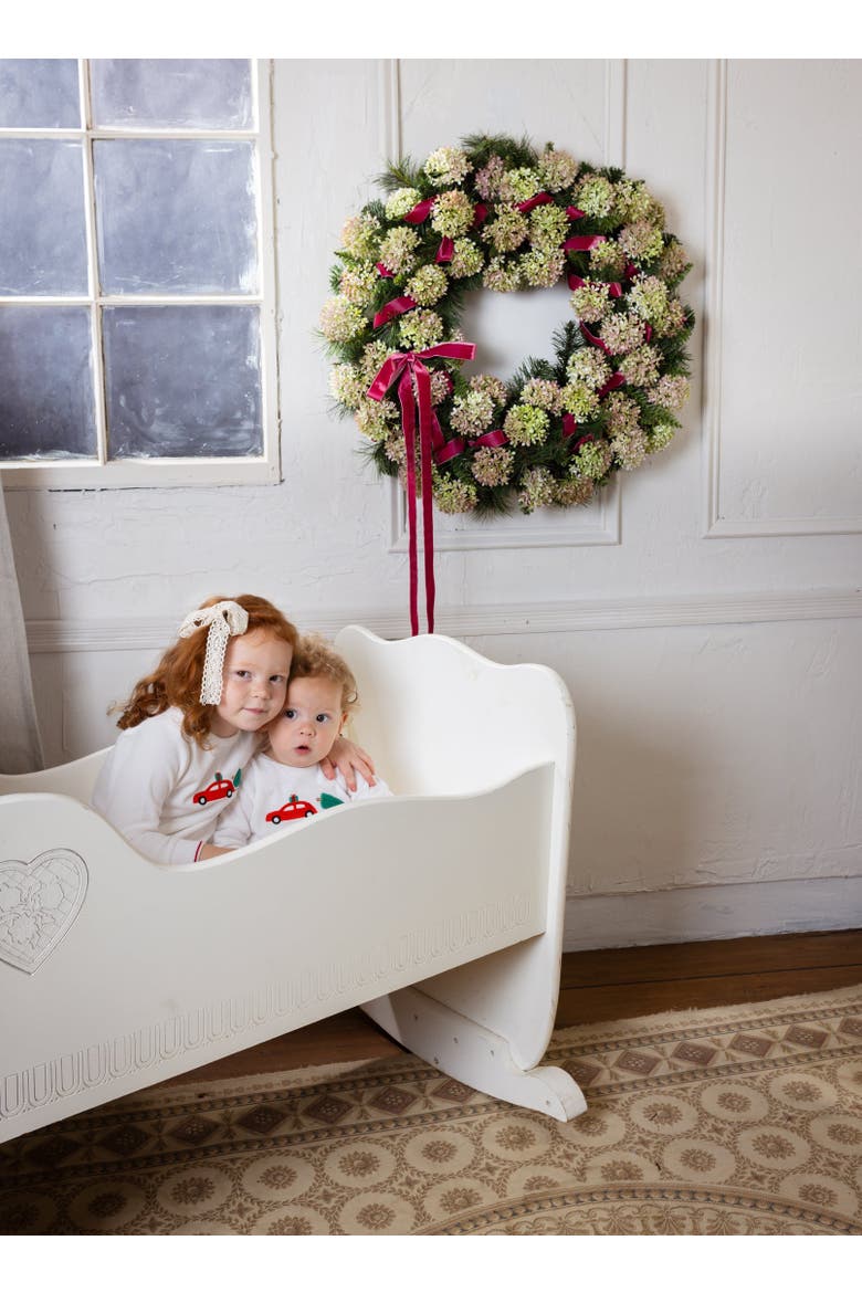 Belle Year Round Wreath, Alternate, color, Green