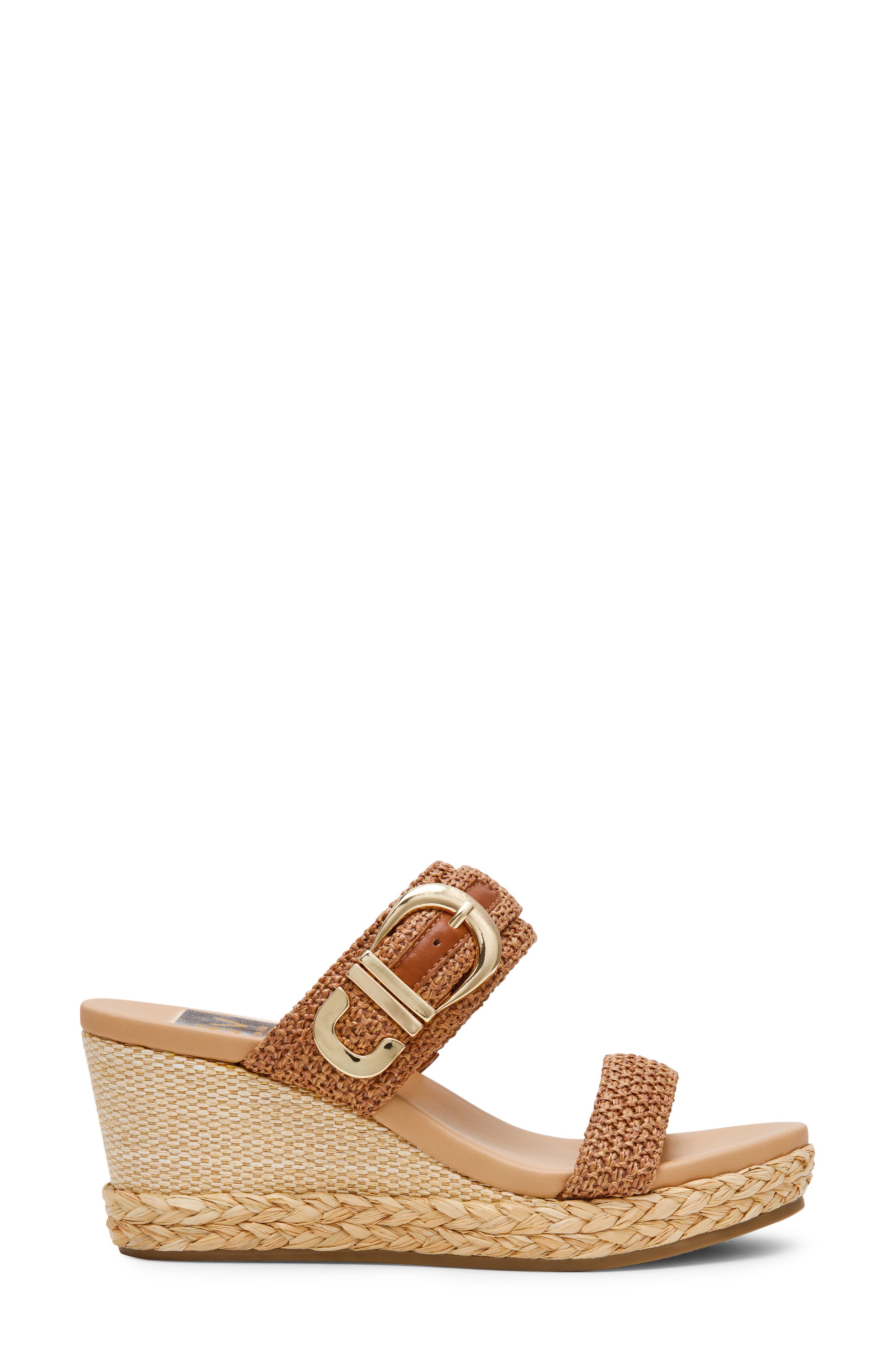 DV by Dolce Vita Elena Wedge Sandal, Alternate, color, Cafe