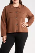 T Tahari Crop Sweater Jacket