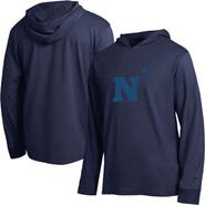 Champion Men's Champion Navy Navy Midshipmen Tonal All-Star Long Sleeve Hooded T-Shirt