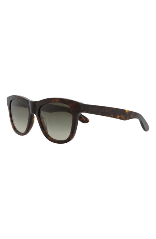 Alexander Mcqueen Mcqueen 54mm Square Sunglasses In Green