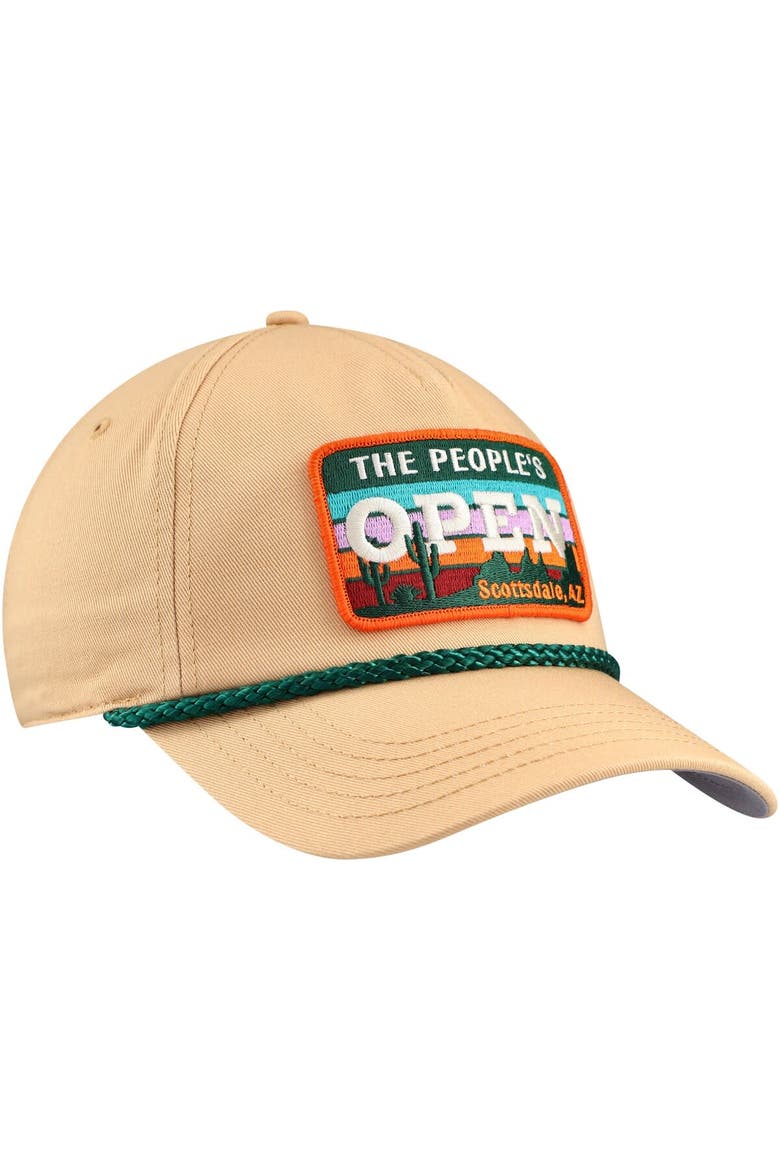 Men's Barstool Golf Khaki 2024 WM Phoenix Open Rope Snapback Hat, Alternate, color, Khaki
