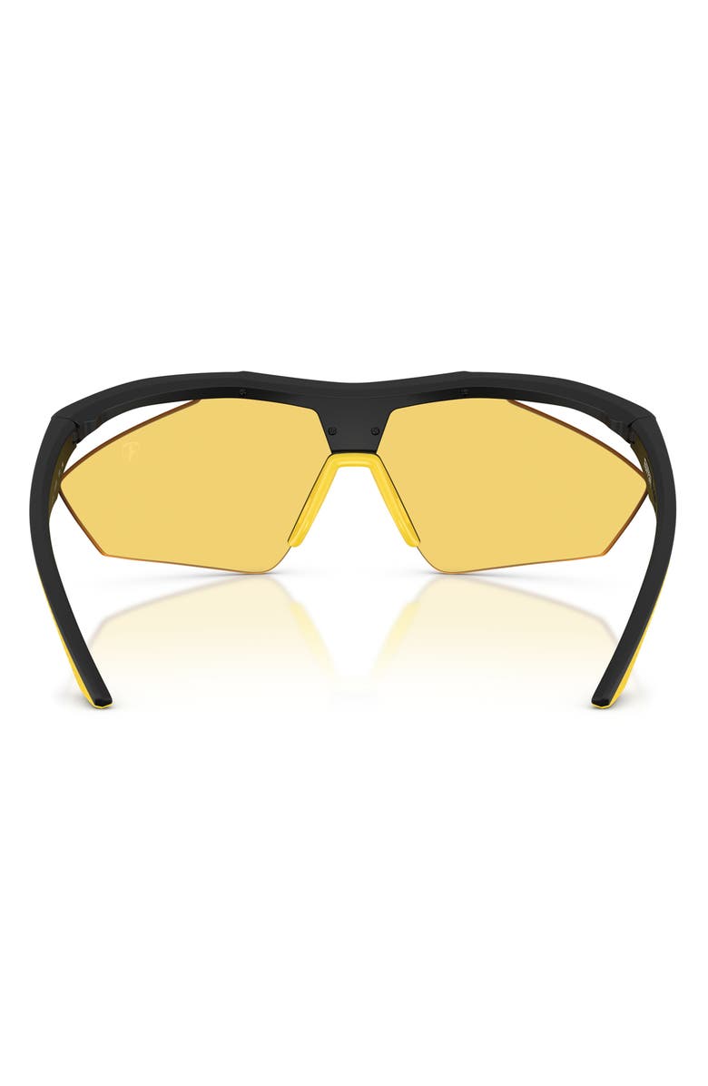 Scuderia Ferrari 81mm Semi Rimless Irregular Sunglasses, Alternate, color, 