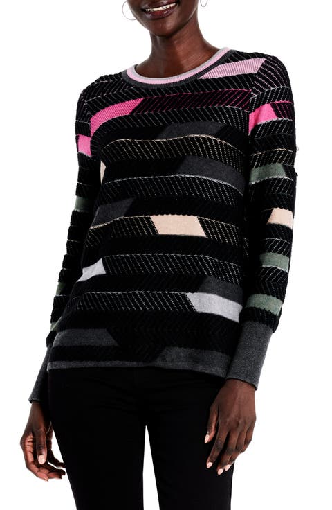 Shaded Stripes Sweater