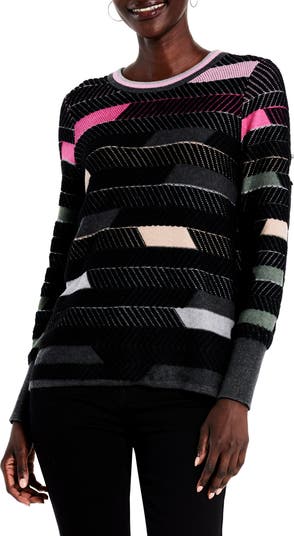 NIC+ZOE   Falling Stripes Vital Sweater main image 0