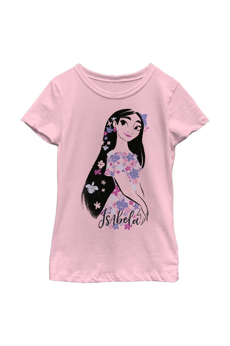 Girls' Beautiful Isabela Graphic Tee, Main, color, Light Pink