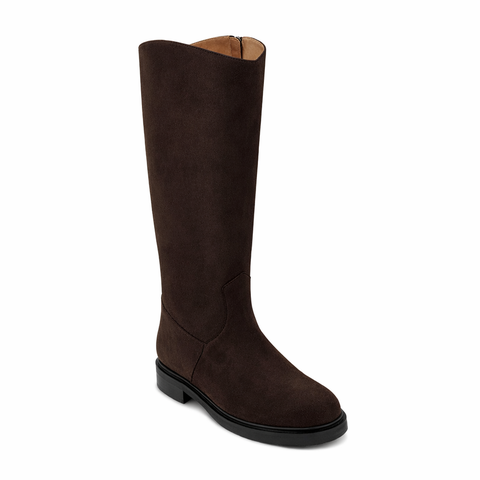 Bergen Riding Boot in Smooth Calf Leather (Wide Calf)