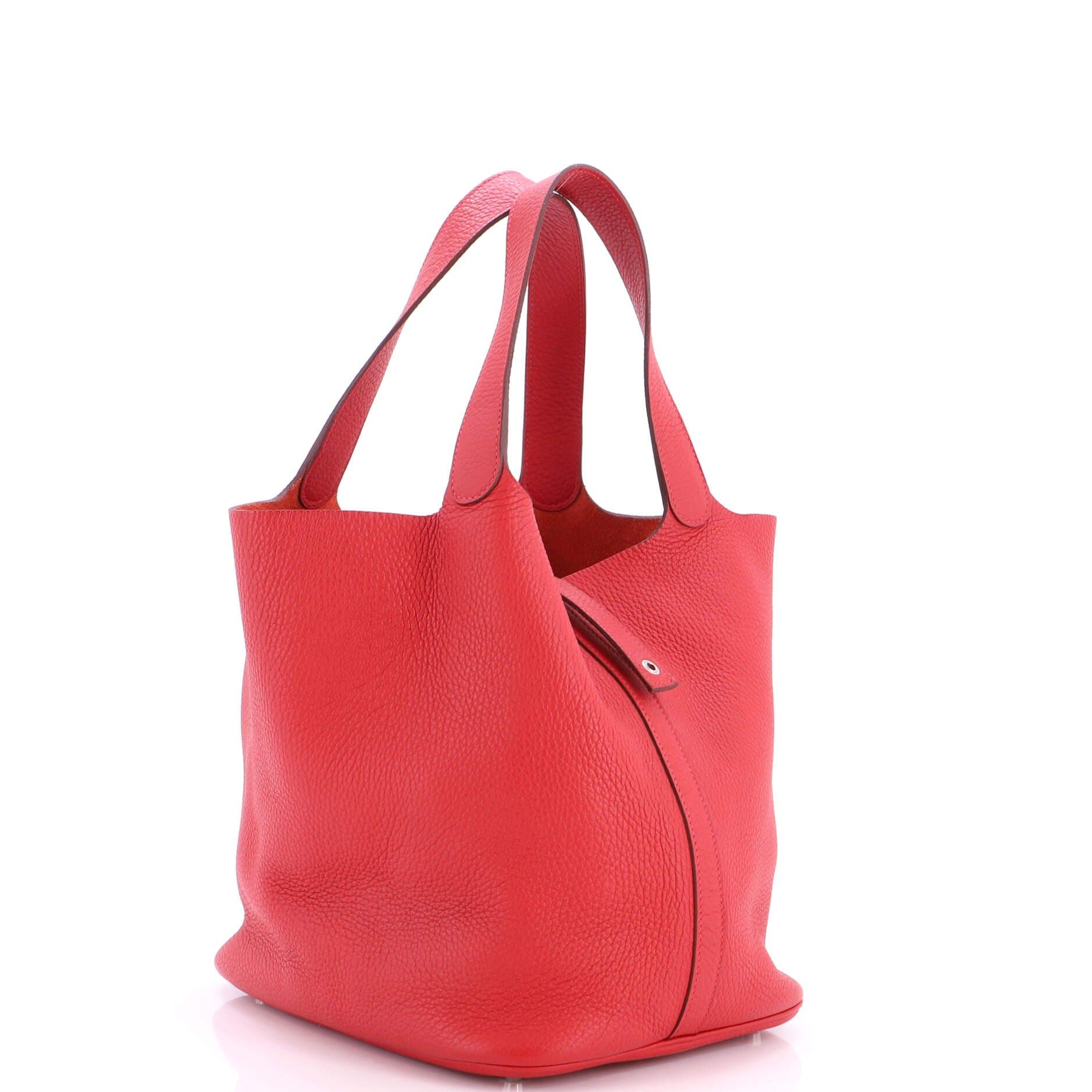 Picotin Lock Bag Clemence GM, Alternate, color, Red