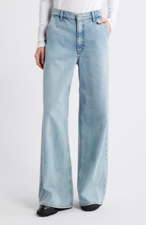 FRAME FRAME THE HIGH WAIST WIDE LEG TROUSER JEANS