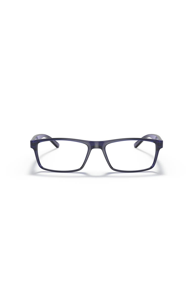 56mm Rectangle optical glasses, Alternate, color, Blue