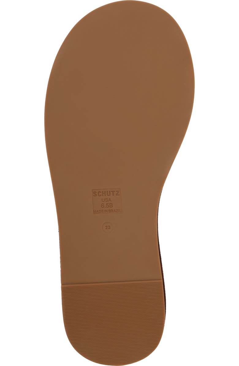 Schutz Zadie Wraparound Sandal, Alternate, color, Chestnut Brown