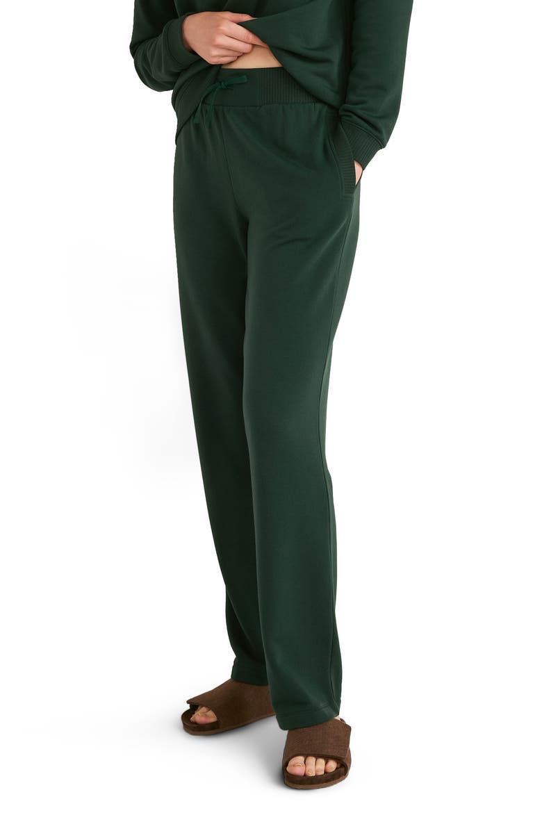 Haven Well Within Fleece Straight Leg Pants, Alternate, color, Hunter