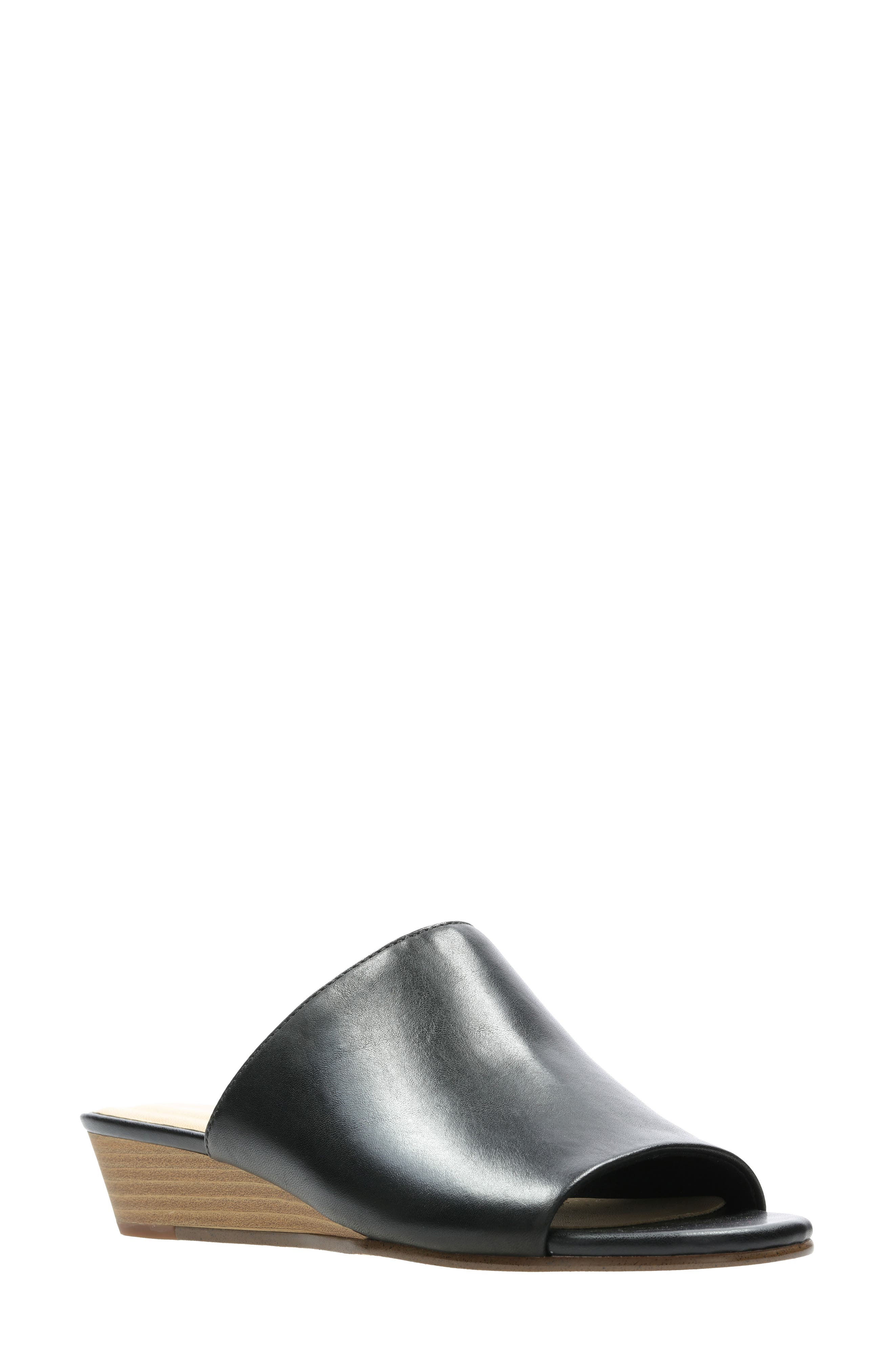 Clarks<sup>®</sup> Mena Rose Slide Wedge Sandal, Main, color, 
