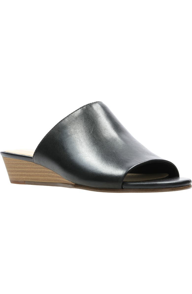 Clarks<sup>®</sup> Mena Rose Slide Wedge Sandal, Main, color,
